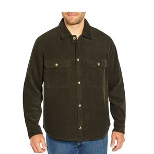 NWT Gap Men's XXL Olive green corduroy button-down shirt